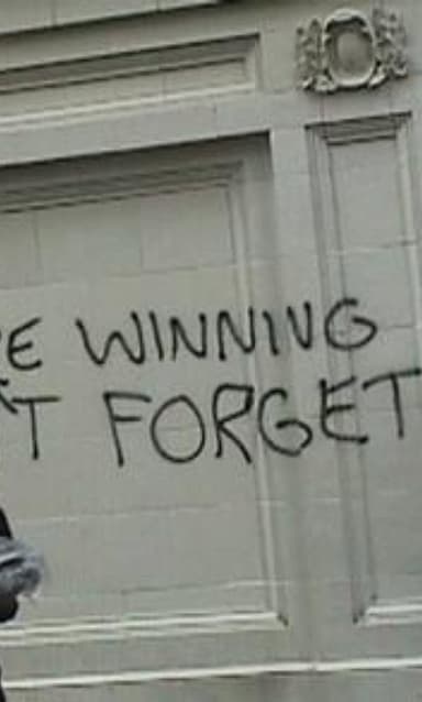 We are winning don't forget poster