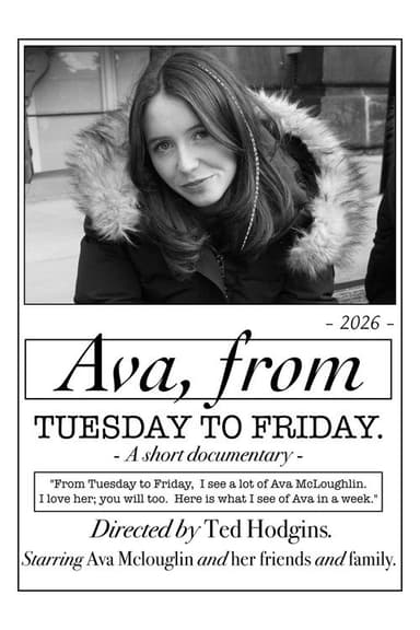 Ava, From Tuesday to Friday poster
