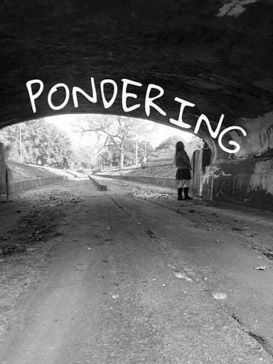 Pondering poster