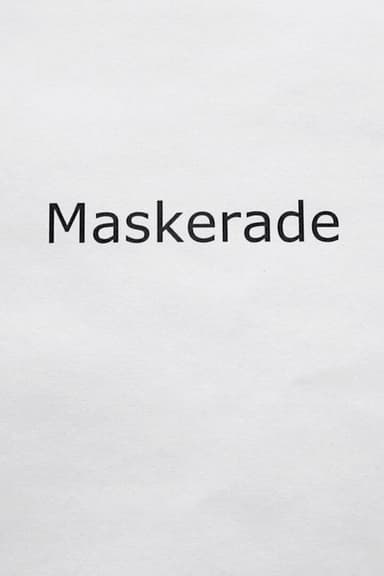 Maskerade poster