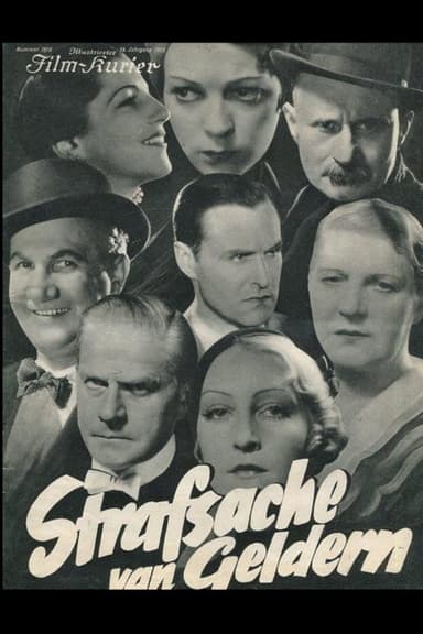 Strafsache van Geldern poster