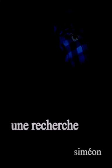 une recherche poster
