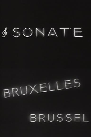 Sonate in Brussel poster