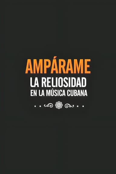 Ampárame poster