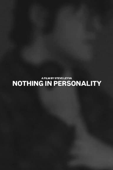 Nothing In Personality poster