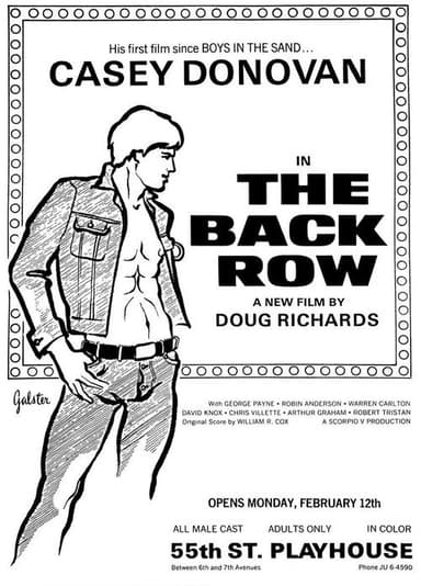 The Back Row poster