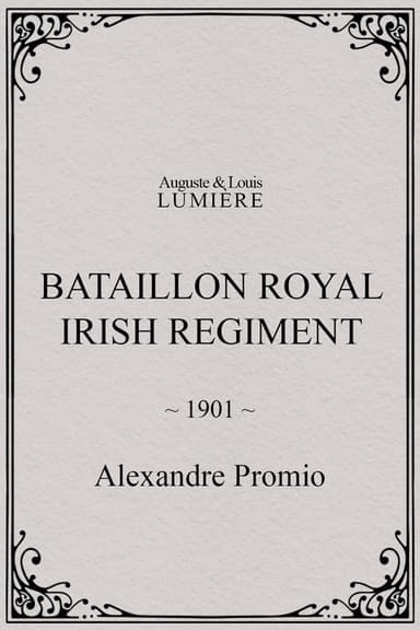 Bataillon Royal Irish Regiment poster