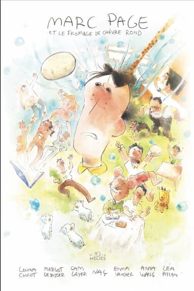 Marc Page and the round goat cheese poster