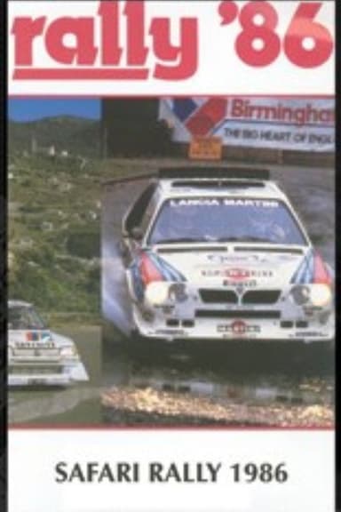 Safari Rally 1986 poster