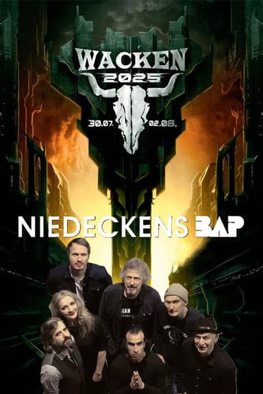 Wolfgang Niedecken’s BAP: W:O:A 2025 poster