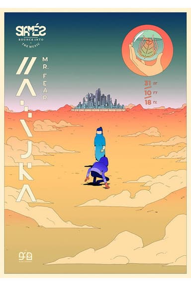 SIAMÉS: Mr. Fear poster