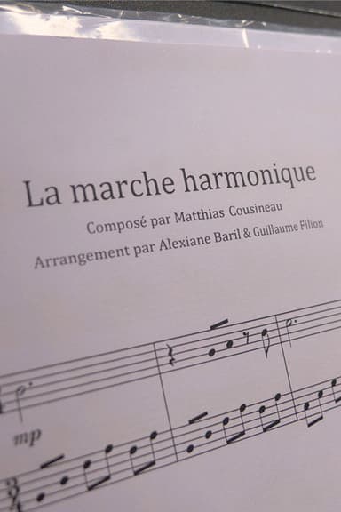 La marche harmonique poster