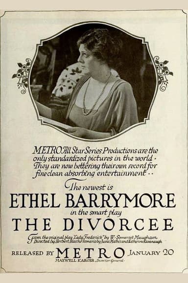 The Divorcee poster