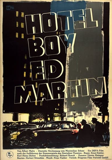 Hotelboy Ed Martin poster