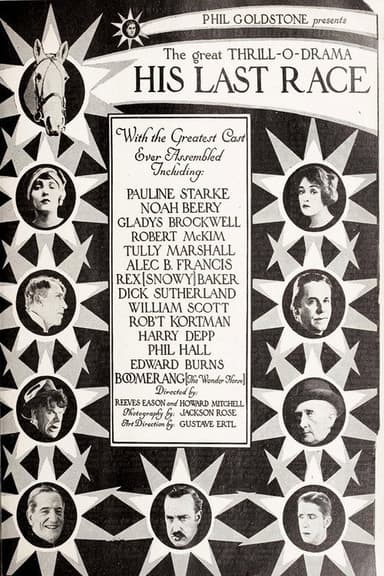 His Last Race poster