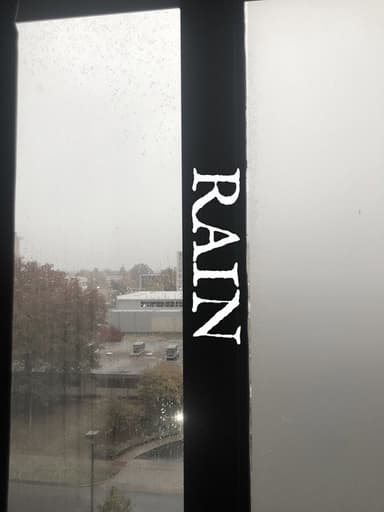 Rain poster