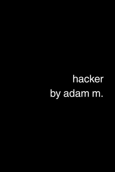 Hacker poster