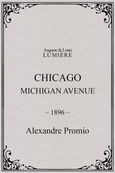Chicago, Michigan avenue poster
