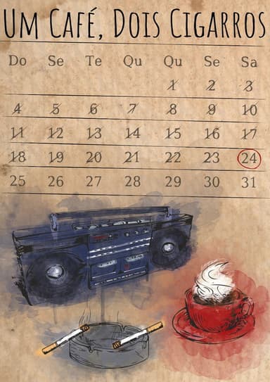 Um Café e Dois Cigarros poster