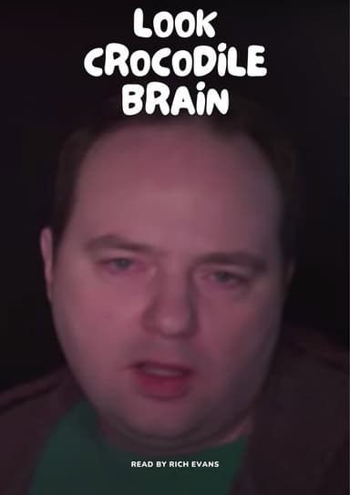 Look Crocodile Brain poster