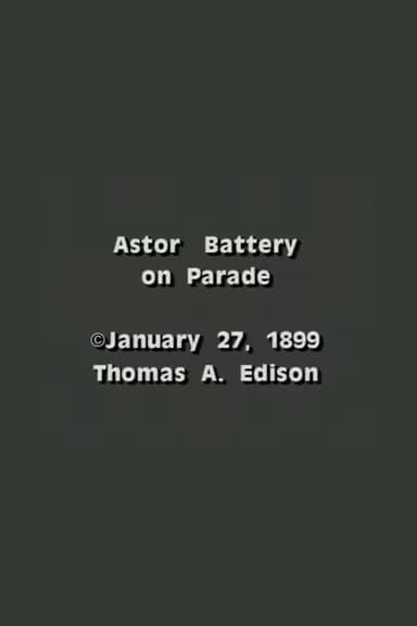 Astor Battery on Parade poster
