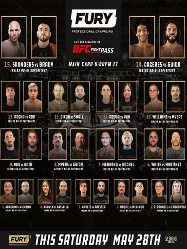Fury Pro Grappling 4 poster