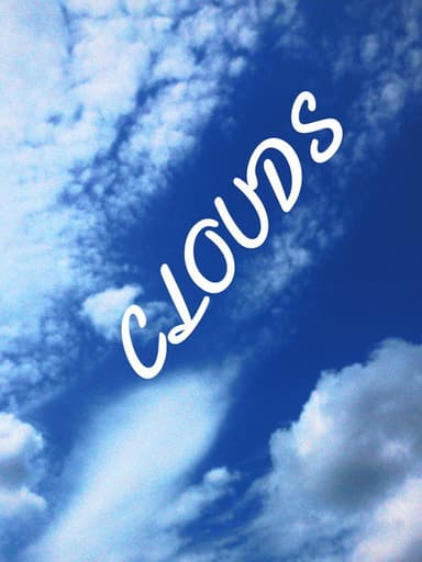 Clouds poster