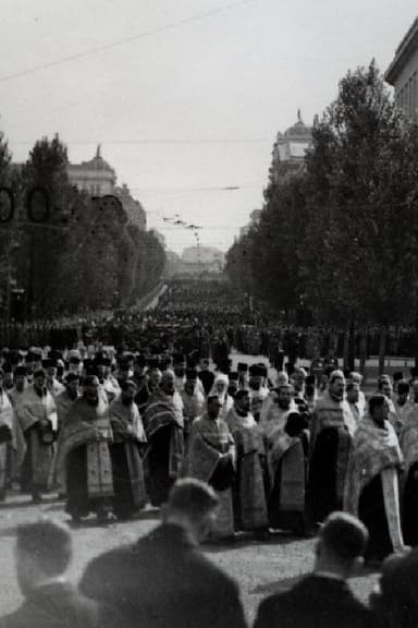 Funeral of King Alexander poster