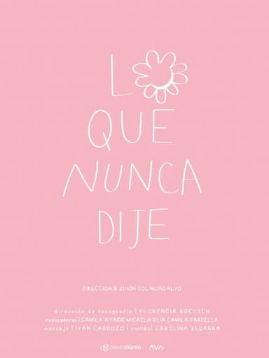 The Things I've Never Said poster