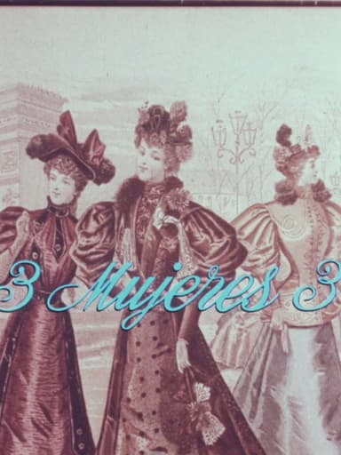 3 mujeres 3 poster
