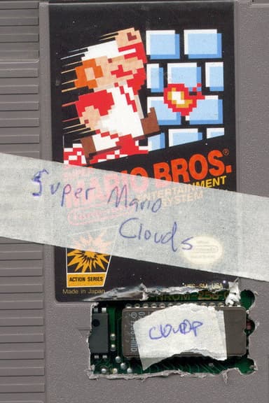 Super Mario Clouds poster