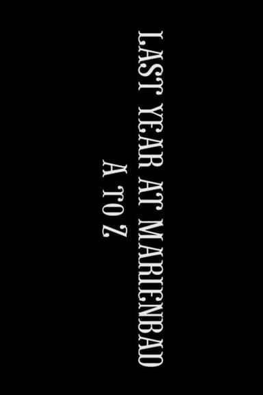 Last Year at Marienbad A-Z poster