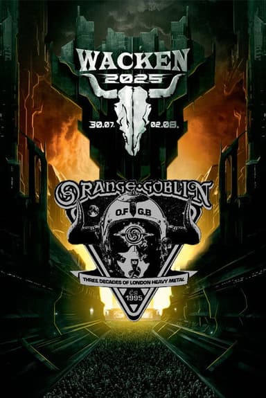 Orange Goblin: Live at Wacken 2025 poster