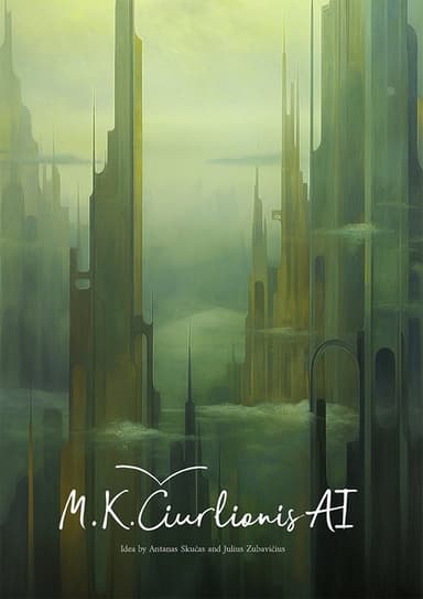 M. K. Čiurlionis AI poster