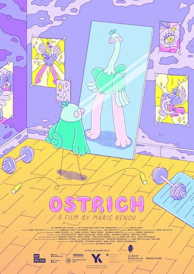 Ostrich poster