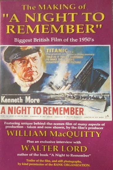 The Making of 'A Night to Remember' poster