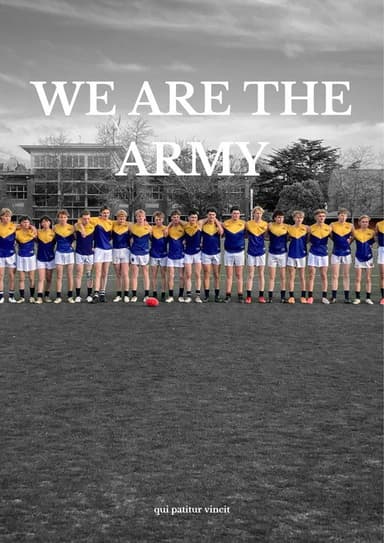 We Are The Army poster