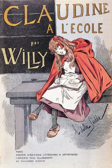 Claudine à l'école poster