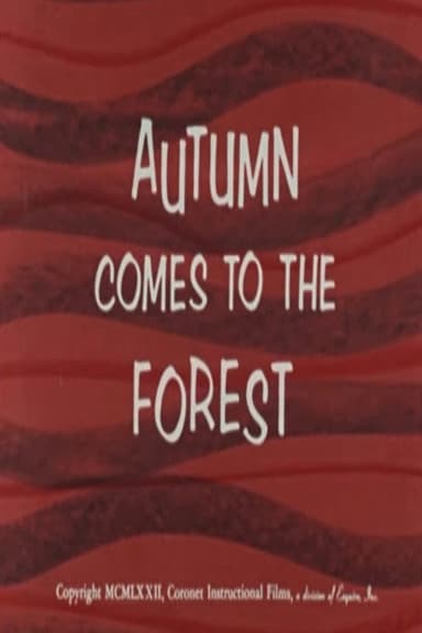Autumn Comes to the Forest poster