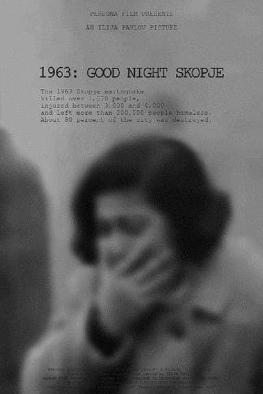 1963: Good Night Skopje poster