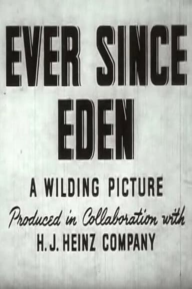 Ever Since Eden poster