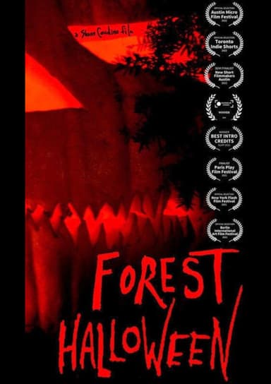 Forest Halloween poster