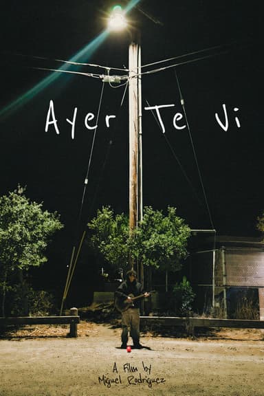 Ayer Te Vi poster