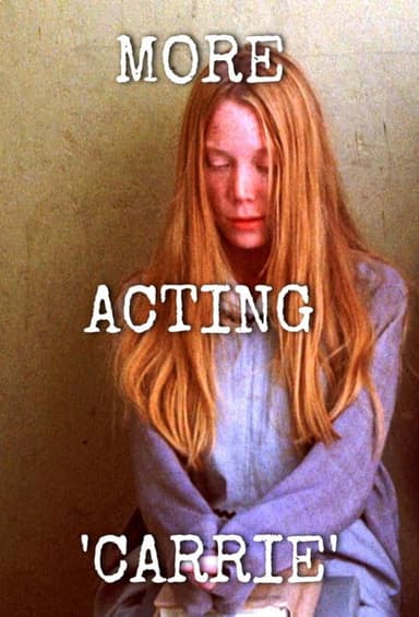 More Acting 'Carrie' poster