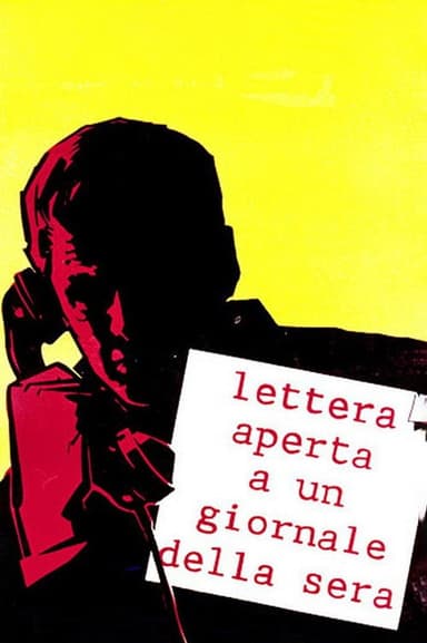 Open Letter to the Evening News poster