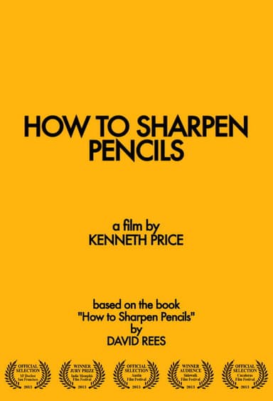 How to Sharpen Pencils poster