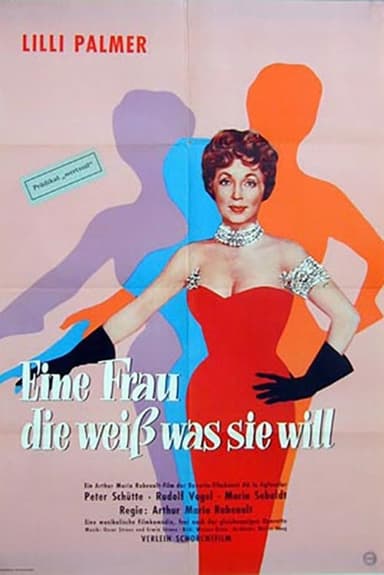 Eine Frau, die weiß was sie will poster