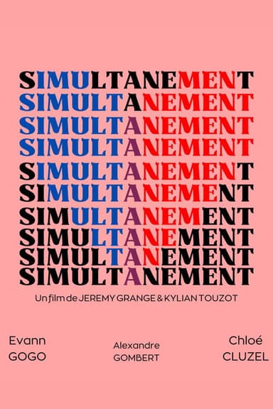 Simultanément poster