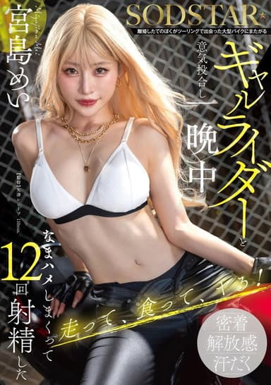 離婚したてのぼくがツーリングで出会った大型バイクにまたがるギャルライダーと意気投合し一晩中なまハメしまくって12回射精した 宮島めい poster