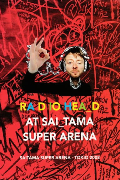 Radiohead: Saitama Super Arena 2008 poster